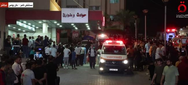 القاهرة الإخبارية: شهداء وجرحى جراء استهداف الاحتلال محيط مستشفى ناصر بخان يونس