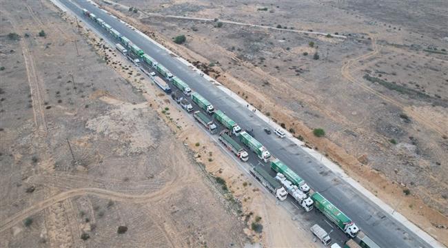 في إطار حملة "أغيثوا غزة".. بيت الزكاة: وصول 18 شاحنة مساعدات لدعم الشعب الفلسطيني| صور