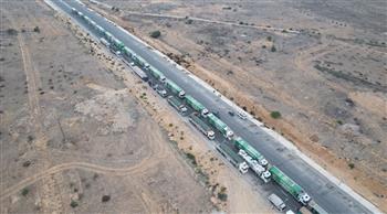   في إطار حملة "أغيثوا غزة".. بيت الزكاة: وصول 18 شاحنة مساعدات لدعم الشعب الفلسطيني| صور