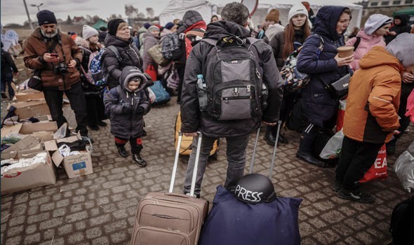 بولندا تستقبل 24 ألفا و600 لاجئ من أوكرانيا خلال 24 ساعة