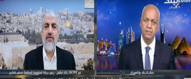خالد مشعل: نشكر مصر على عقد قمة القاهرة للسلام