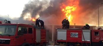   إخماد حريق غرفة كهرباء بعقار خلف مبنى محافظة الجيزة