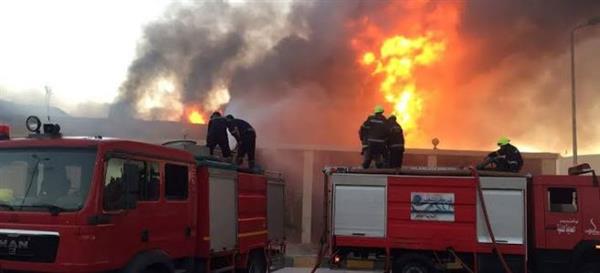 إخماد حريق غرفة كهرباء بعقار خلف مبنى محافظة الجيزة