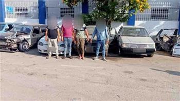   ضبط تشكيل عصابي مسلح تخصص في سرقة السيارات ببورسعيد