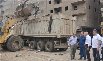   محافظ القليوبية يقوم بجولة ميدانية بمدينة شبرا الخيمة لمتابعة النظافة والإشغالات 
