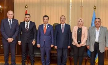   محافظ الإسكندرية يلتقي وفد الأمانة المركزية للتحالف الوطني