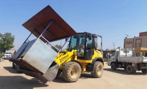 حملات لإزالة التعديات ورفع الإشغالات في أسوان
