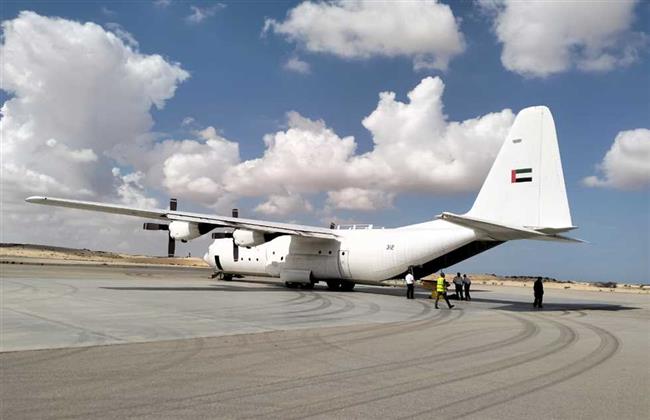 مطار العريش الدولي يستقبل طائرة مساعدات كويتية تمهيدا لإرسالها إلى غزة