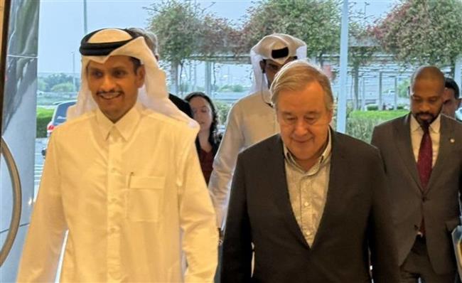 أمين عام الأمم المتحدة يندد بتصعيد القصف الإسرائيلي على قطاع غزة ويدعو لوقف إطلاق نار