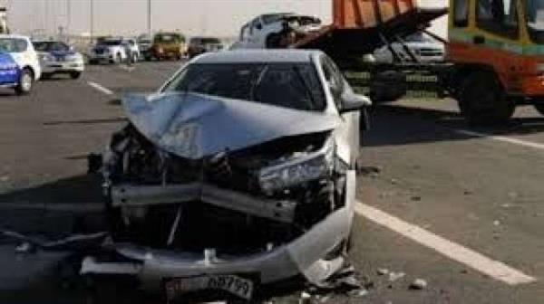 حادث مروري على الطريق الصحراوي بالإسكندرية