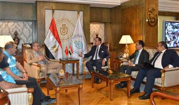   السبكي يلتقي سفير تركيا ووفد رفيع المستوى من وزارة الصحة التركية