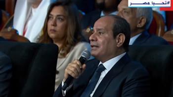   الرئيس السيسي: نحرص على تلبية احتياجات السوق المصري من كل شئ