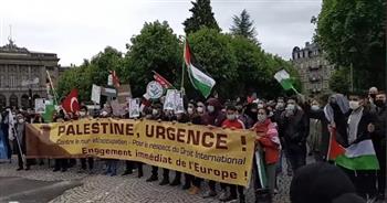   "من باريس إلى غزة.. نحن معكم" هتاف الآلاف في العاصمة الفرنسية تضامنًا مع الشعب الفلسطيني