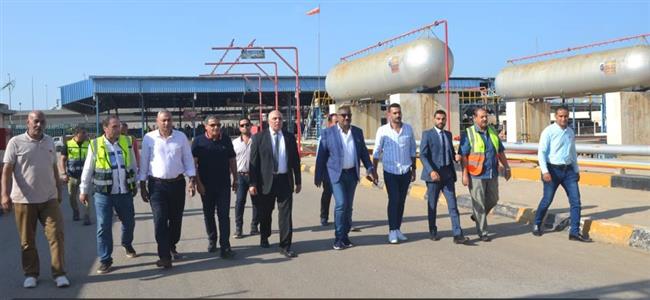 سكرتير عام محافظة البحيرة يتفقد مصنع تعبئة الغاز بكفر الدوار
