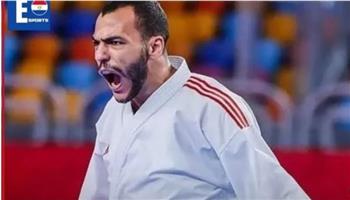   عبد الله ممدوح لاعب طلائع الجيش يحقق ذهبية بطولة العالم للكاراتيه