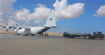   الطائرة السادسة من المساعدات الكويتية تصل العريش تمهيدا لدخولها غزة