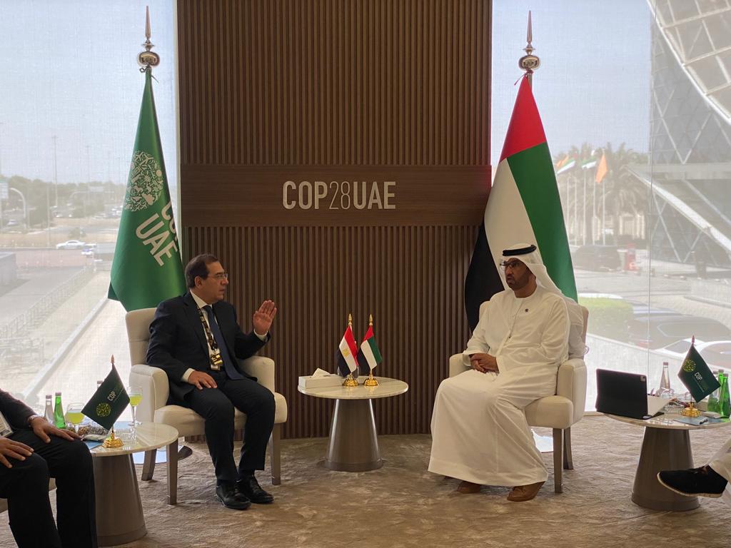 "المُلا" يلتقي سلطان الجابر رئيس مؤتمر الأمم المتحدة للمناخ "COP 28"