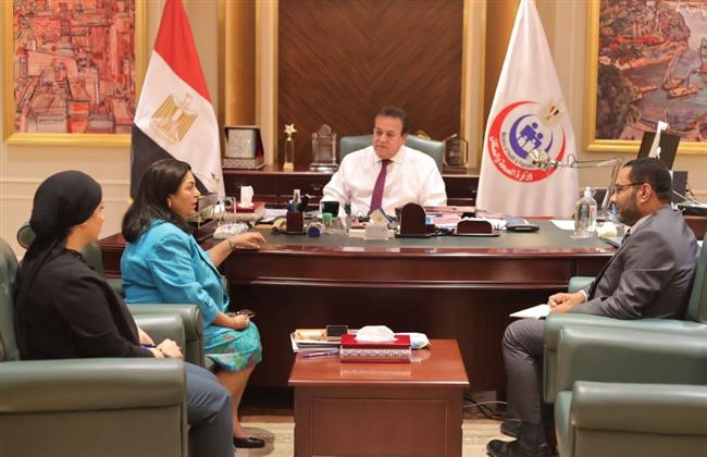 وزير الصحة يستقبل ممثل منظمة الصحة العالمية لدى مصر 