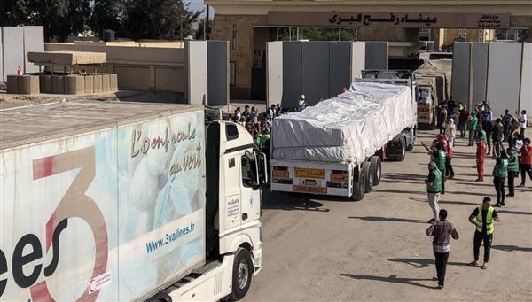 الأمم المتحدة: دخول 33 شاحنة مساعدات إلى قطاع غزة