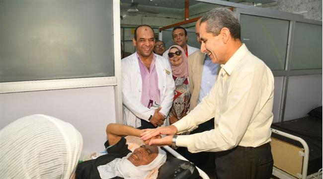 محافظ الغربية يتفقد المستشفى المركزي ومركز الإسعاف والحماية المدنية بالسنطة