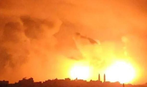 طيران الاحتلال يقصف المستشفى التركى فى قطاع غزة