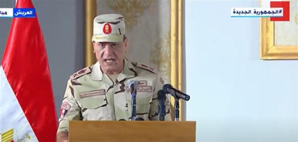 قائد الجيش الثاني: طهرنا سيناء من دنس الإرهاب الأسود