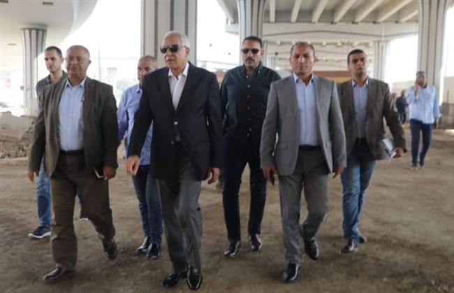 محافظ الجيزة يتفقد أعمال التطوير للمناطق المحيطة بمحطة قطارات الصعيد ببشتيل
