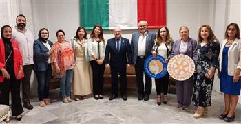   بروتوكول تعاون بين القنصلية الإيطالية بالإسكندرية والمنطقة الروتارية 