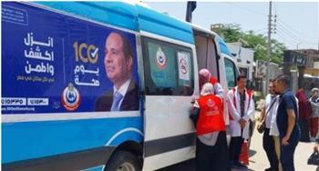 "100 يوم صحة".. القوافل الطبية قدمت خدماتها العلاجية مجانا لـ 191 ألف مواطن الشهر الماضي