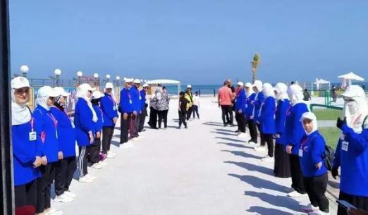 مدينة دمياط الجديدة تنشئ شاطئ "قادرون" لخدمة ذوي الهمم