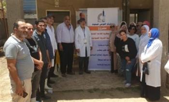 المركز القومي للبحوث يطلق قافلة طبية بيطرية مجانية بمحافظة الفيوم