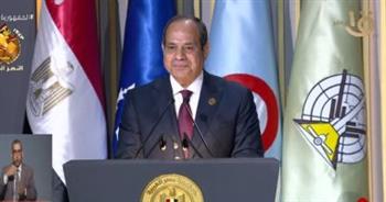   الرئيس السيسي: 6 أكتوبر حولت فيه مصر الجرح وآلامه إلى طاقة عمل عظيمة