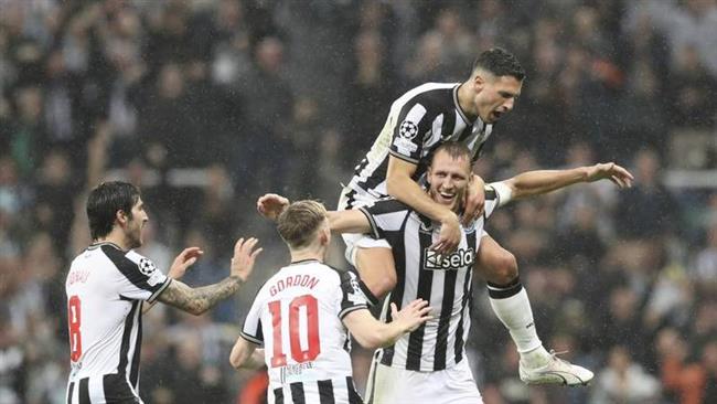 نيوكاسل يونايتد يفوز 4-1 على ضيفه باريس سان جيرمان بدوري أبطال أوروبا