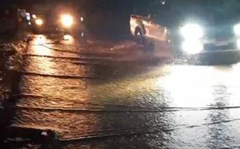 الآن .. أمطار غزيرة على مطروح