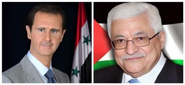 الرئيس الفلسطيني يعزي نظيره السوري في ضحايا هجوم حمص الإرهابي