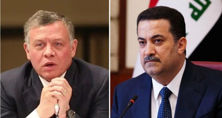 العراق والأردن يبحثان تطورات الأوضاع في الأراضي الفلسطينية