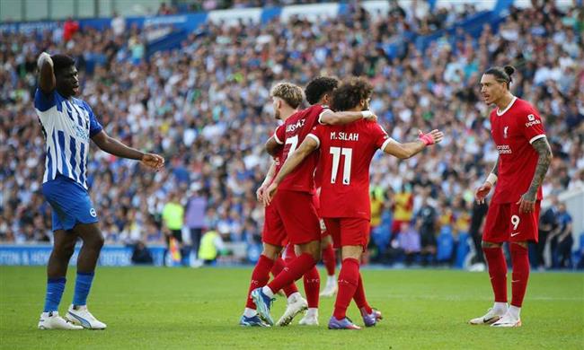 الدوري الإنجليزي.. ليفربول يفشل في الحفاظ على تقدمه ويتعادل مع برايتون