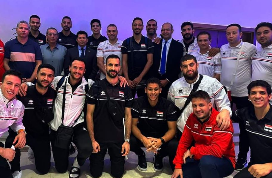 وزير الرياضة يستقبل بعثة منتخب الطائرة بعد تأهله لأولمبياد باريس 2024