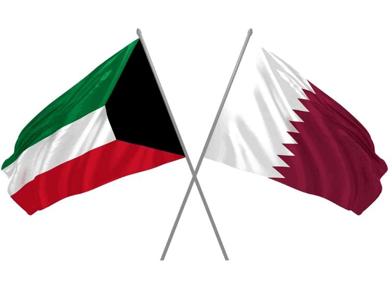 الكويت وقطر تبحثان التطورات الراهنة في غزة