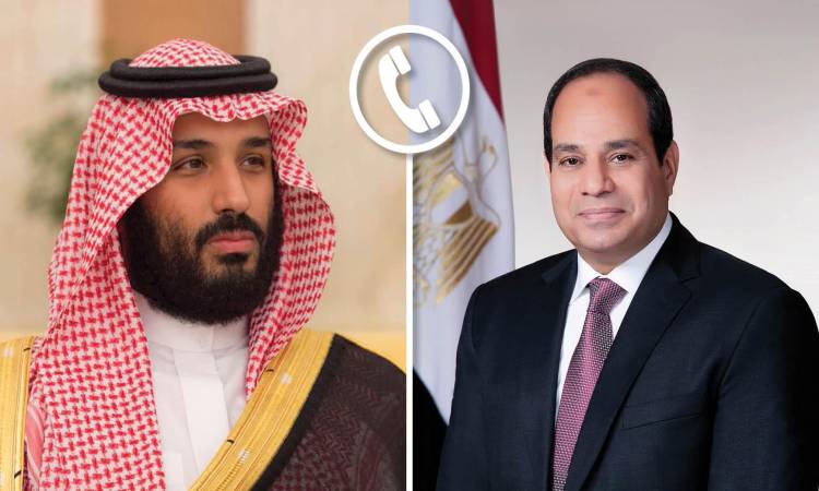 "السيسي" يتلقى اتصالا من "محمد بن سلمان" حول المستجدات بين الجانبين الفلسطيني والإسرائيلي