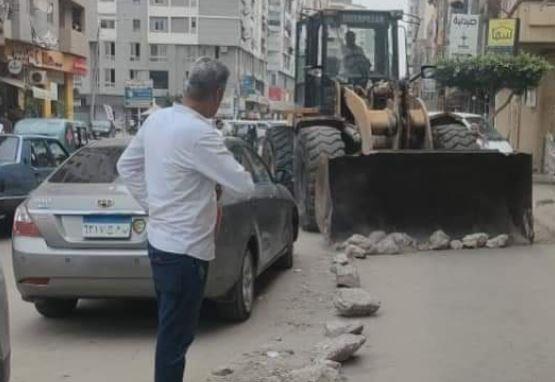 رفع 1214 حالة إشغال طريق مخالف خلال حملة مكبرة بنطاق 4 مراكز بالبحيرة
