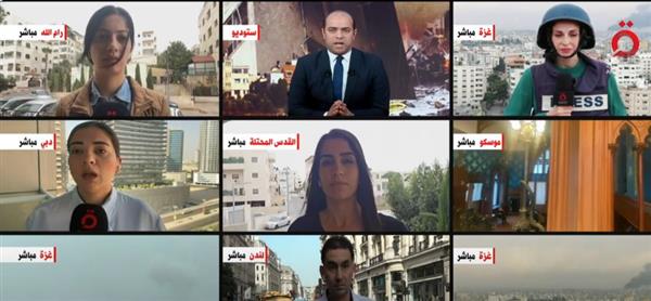 مراسلة "القاهرة الإخبارية" تقطع مداخلتها على الهواء لإخلاء المبنى خوفا من تعرضه للقصف