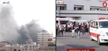 مراسل القاهرة الإخبارية: مئات الفلسطينيين لجأوا إلى مستشفى الشفاء 