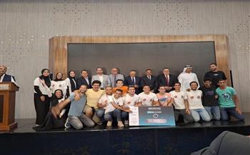   فوز طلاب الجامعة المصرية اليابانية بالمركز الثاني عالميا في مسابقة العلمين الدولية لكاسحات الألغام