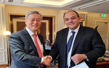   السفير الكوري يناقش سبل تعزيز التجارة والاستثمار بين كوريا ومصر مع وزير التجارة والصناعة