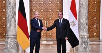   مباحثات الرئيس السيسي مع المستشار الألماني تتصدر اهتمامات صحف القاهرة