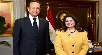 وزيرة الهجرة تبحث مع سفير مصر الجديد بأستراليا احتياجات الجالية 