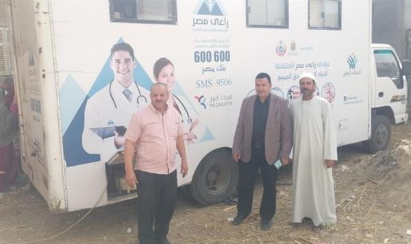 تقديم خدمات طبية بمختلف التخصصات لـ 260 مواطن خلال تنفيذ قافلة سكانية بأبو حمص
