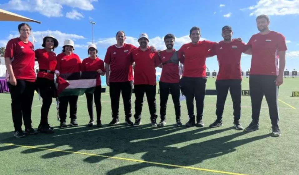 وزير الرياضة يهنئ أبطال منتخب القوس والسهم بعد ضمان التأهل إلى الأولمبياد