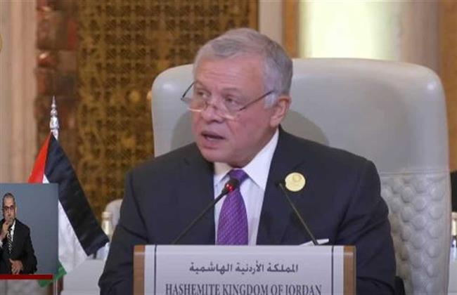 ملك الأردن: أهل غزة يتعرضون للقتل والتدمير في حرب بشعة يجب أن تتوقف فورا